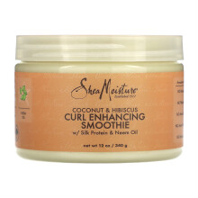 SheaMoisture, Smoothie de Aumento de Cabelo, Coco e Hibisco, 12 oz (340 g)