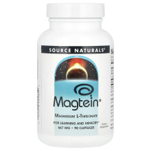 Source Naturals, MagteinÆ, Magnézium L-Treonát, 90 kapszula