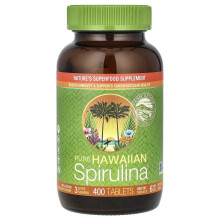 Spirulina Purificada de Nutrex Hawaii, Pure Hawaiian Spirulina, 500 mg, 400 Tabletas
