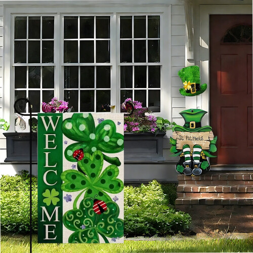 30x43 cm hageflagg til St. Patricks dag (T, polyester) 2