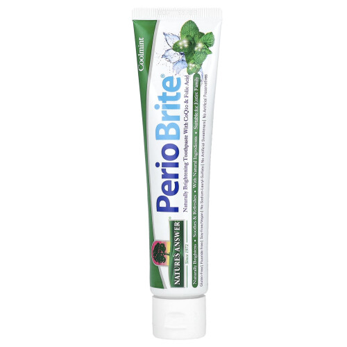 Nature's Answer, PerioBrite, Στοματική Πουδέρα με Ξυλιτόλη, Ψυχρή Μαντά, 4 oz (113.4 g)