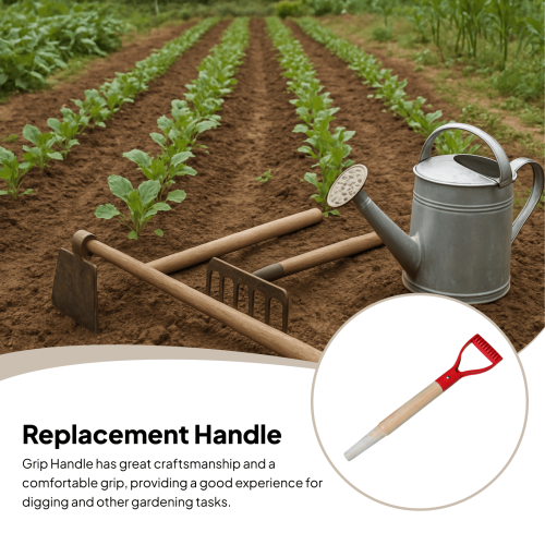 Replacement Handle Long Handle Gardening Shovel Handle Wooden Handle Garden Tool 46cm 1