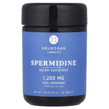Neurogan Sănătate, Spermidină, 10 mg, 120 Tablete, 1,48 oz (42 g)