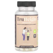 TruHeight, Tillväxt, Multivitamin, För Ålder 5+, 60 Kapslar