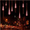 Ηλιακά φώτα βροχής μετεωριτών, 50cm10Tubes LED που πέφτουν σταγόνες βροχής που 2