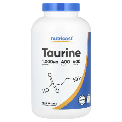 Nutricost, Tauriini, 1,000 mg, 400 Pillit