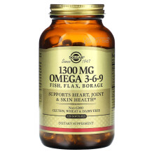 Solgar, Omega 3-6-9, 120 Gelatine Molli