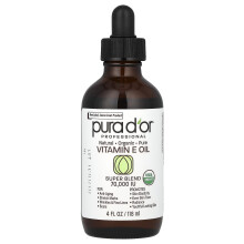 Pura D'or, Professioneel, Vitamine E Olie, 4 fl oz (118 ml)