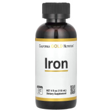 California Gold Nutrition, Ferro, 4 fl oz (118 ml)