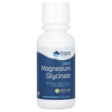 Trace Minerals Æ, Liquido, Magnesio glicinato, Linea Limone, 8 fl oz (237 ml)