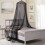 Λάμψη στο δίχτυ για Bed7Styles Διαθέσιμο διακοσμητικό δίχτυ κρεβατιού με στέγη και 6