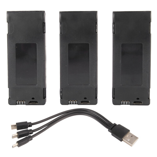 Dronebatteri 3,7V 2600mAh 3-pakning 1