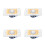 4Pièces Ventilateur Thermostat Mural Ajustable 8