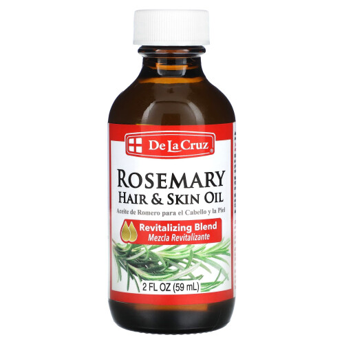 De La Cruz, Ροζμάρι, Λιπίδιο για Κεφάλι και Δέρμα, 2 fl oz (59 ml)