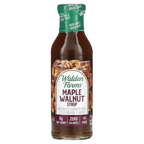 Walden Farms, Maple Walnut Σιρόπι, 12 fl oz (355 ml)