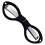 Stainless Steel Folding Scissors Glasses-Shaped 1 Pair 2