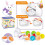 Set di giocattoli pasquali da abbinare: Pollo con 12 forme e colori 3
