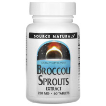 Source Naturals, Brokkolisporen-Extrakt, 250 mg, 60 Tabletten (125 mg pro Tablette)