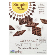 Simple Mills, Zaad & Noten Meel, Zoete DikkiesÆ, Chocolate Brownie, 4,25 oz (120 g)