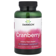Swanson, Κρανμπέρι, 180 Softgels