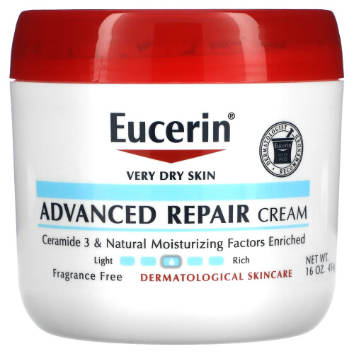 Eucerin Eucerin, Προηγμένη Αναπληρωματική Κρέμα, Αroma-Free, 16 oz (454 g)