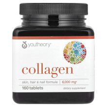Youtheory, Kollagen, 6.000 mg, 160 Tabletten (1.000 mg pro Tablette)