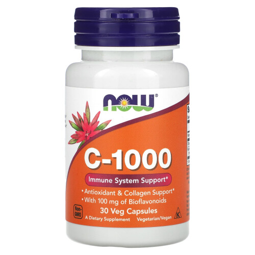 NOW Foods NOW Foods, C-1000, 30 Capsule Vegane