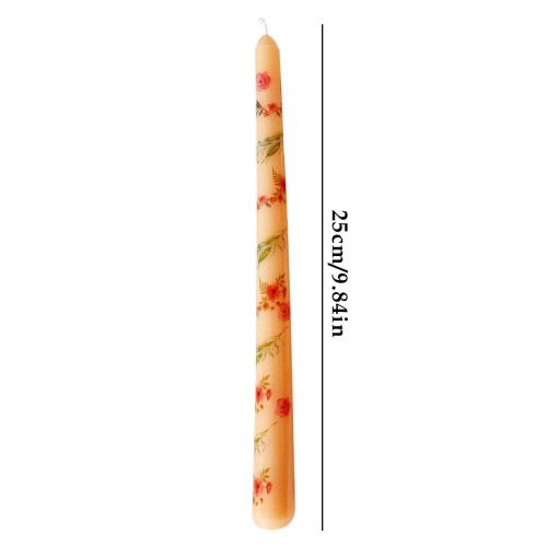 Rosentryck Koniska ljusset Romantisk heminredning 2-pack 2