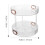 Étagère à épices rotative à double couche pour cuisine 2