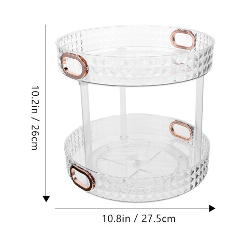 Étagère à épices rotative à double couche pour cuisine 1