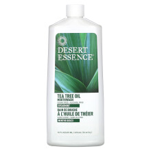 Desert Essence, Óleo de Árvore do Chá para Enxaguar a Boca, Spearmint, 16 fl oz (473 ml)