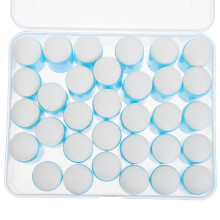 32Pièces Éponges Doigts Pour Peinture Art Plastique Souple Bleu
