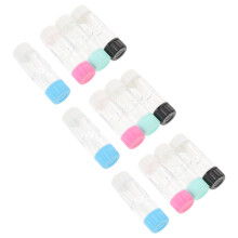 60Pièces Étuis De Stockage Lentilles Couleurs Variées Voyage