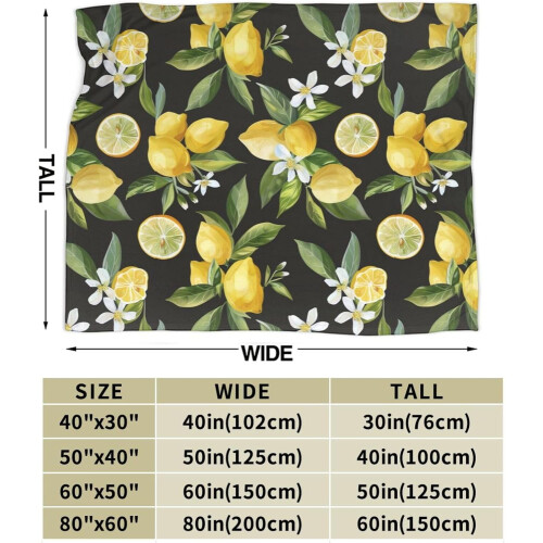 Koc polarowy Lemon Branch 50" x 40" 2