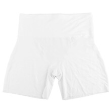 Lihe1PC sikkerhetsbukser med høy midje, issilkeleggings, kjole, anti-tømmingsbukser, underskjørt, shorts for kvinner (hvit XL)