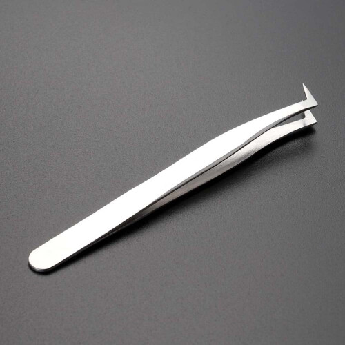 Pęseta do przedłużania rzęs Silver2Pieces