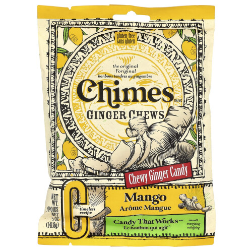 Chimes, Γίνγκερ Γλυκόζες, Κεράσι, 5 oz (141.8 g)