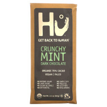 Hu, Krunchy Munt Donker Chocolade, 2.1 oz (60 g)