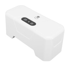 Descargador de inodoro sin contacto blanco 1800mAh 0-20cm 0.25s