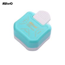 Perfurador de cantos arredondados 3 em 1 /R7/R10mm, cortador de cantos arredondados para cartões, papel fotográfico e envelopes de laminação, azul