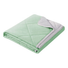 Cooling Blanket – Lightweight Ice-Cooled Throw for Summer, Breathable Comforter, Mint Green, 100x150cm