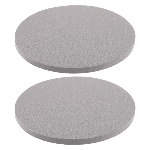 OUNONA2Pcs Στρώμα Γιόγκα για Αγκώνα και Γόνατο Επαγγελματικό Νάρθηκα Γυμναστικής Γκρι