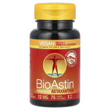 Nutrex Hawaii, BioAstin, Astaxantina Hawaiana, 12 mg, 75 Gelatinas Veganas Blandas