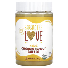 Spread The Love, Amendoim Orgânico, Nu, 16 oz (454 g)