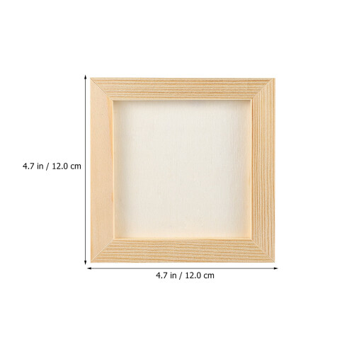 10 τεμάχια ξύλινες κορνίζες φωτογραφιών DIY, ημιτελείς κορνίζες φωτογραφιών από 2