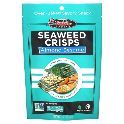 Seapoint Farms, Κριθάρι Σαλάτας, Αμύγδαλο Σέσσελο, 1.2 oz (35 g)