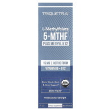 Triquetra Health, L-Metylfolat 5-MTHF Plus Metylb12, Bär, 1 fl oz