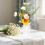 Imitation Ceramic Vase Desktop Vase for Small Medium Large Sizes White 5