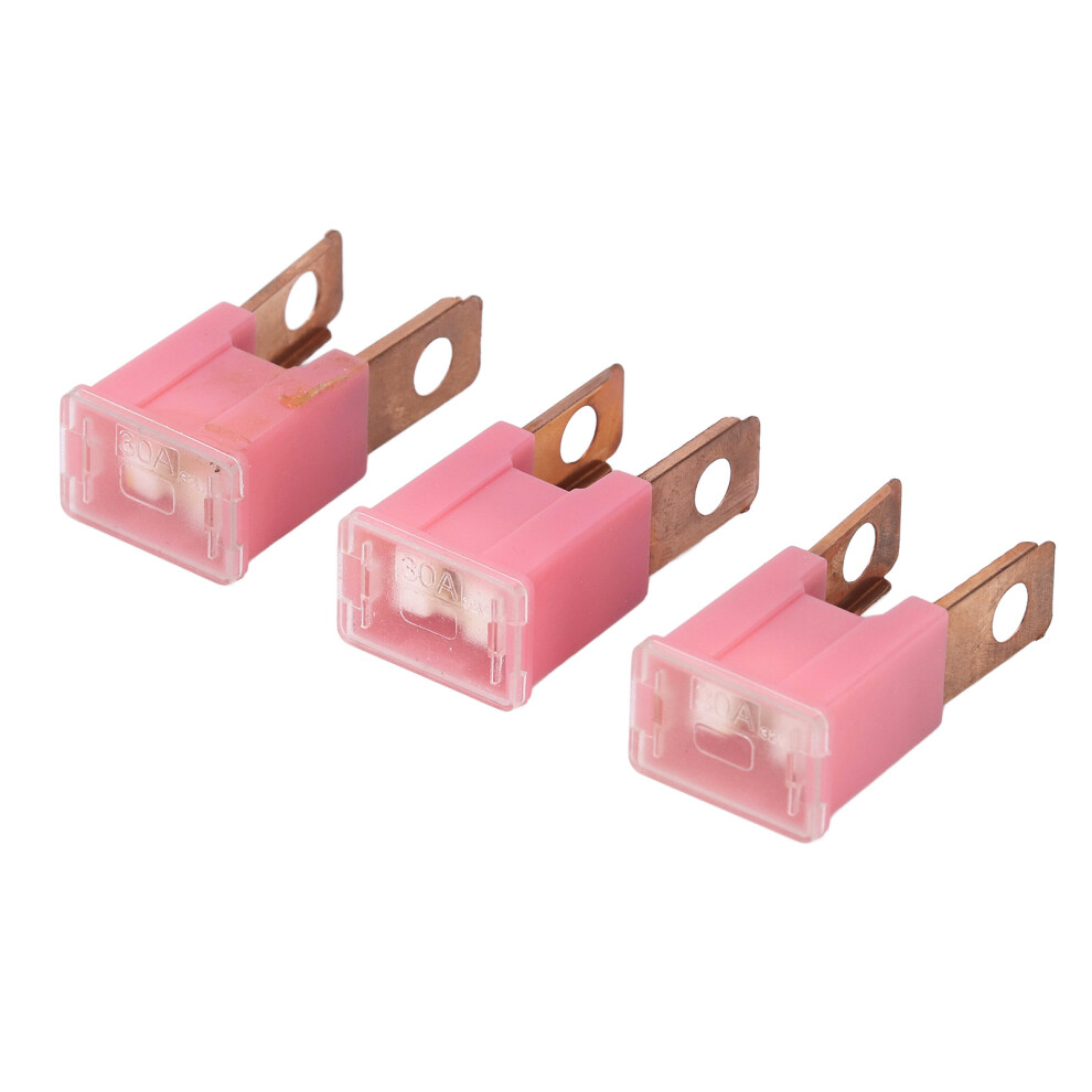 10Pcs 30A Brass Abs Straight Male Terminal Automotive Connector 32V 9431384727947