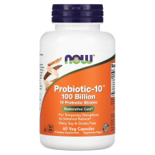 NOW Foods, Probiotic-10, 100 Miljard, 60 Veg Capsules